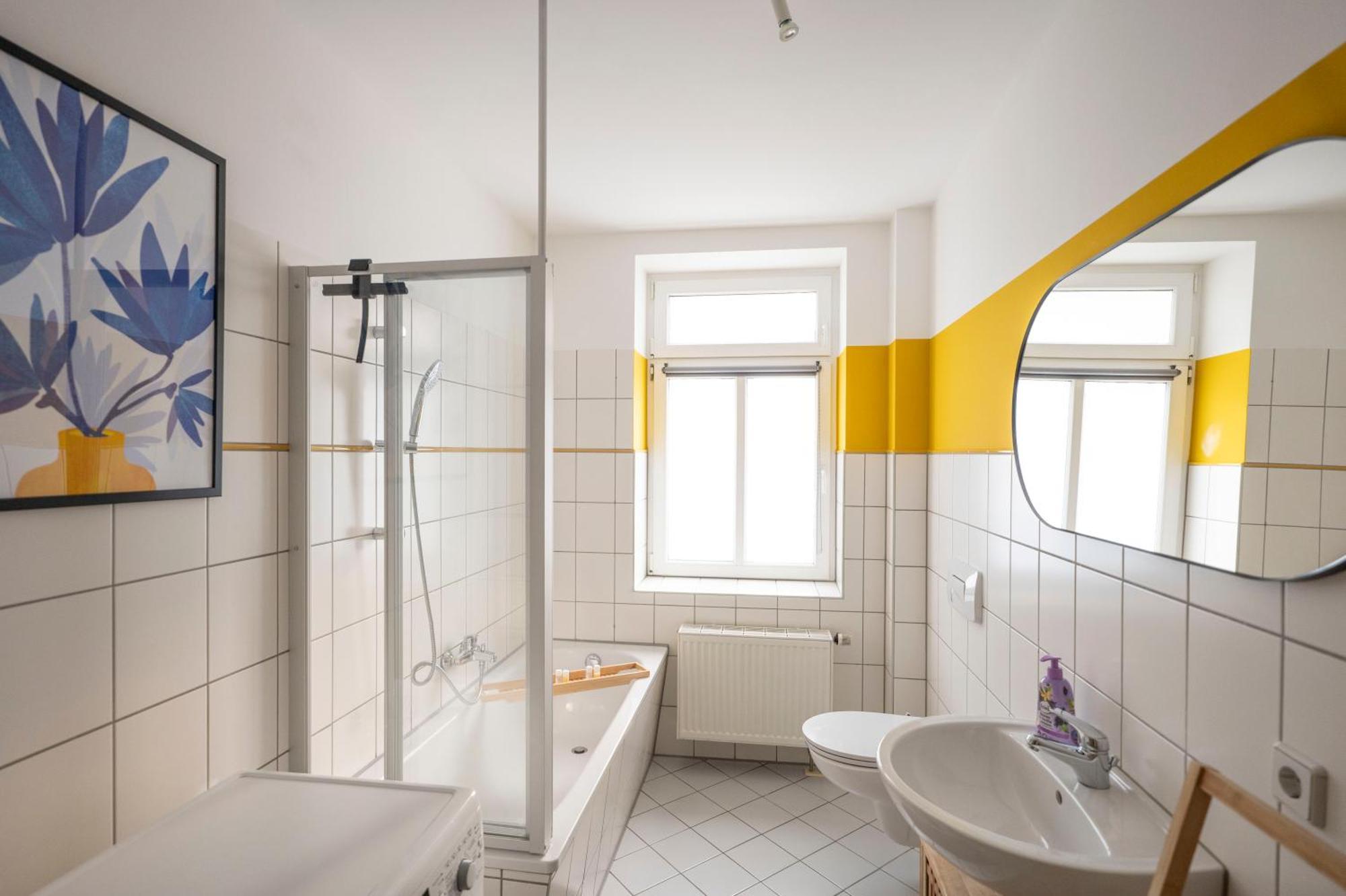 Boho-Suite - Sauna, Netflix, Nespresso, Zentral, Messe Chemnitz Luaran gambar
